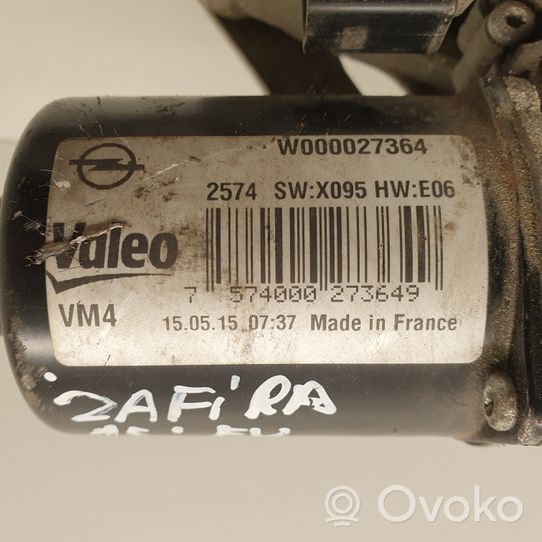 Opel Zafira C Wischergestänge Wischermotor vorne W000027192