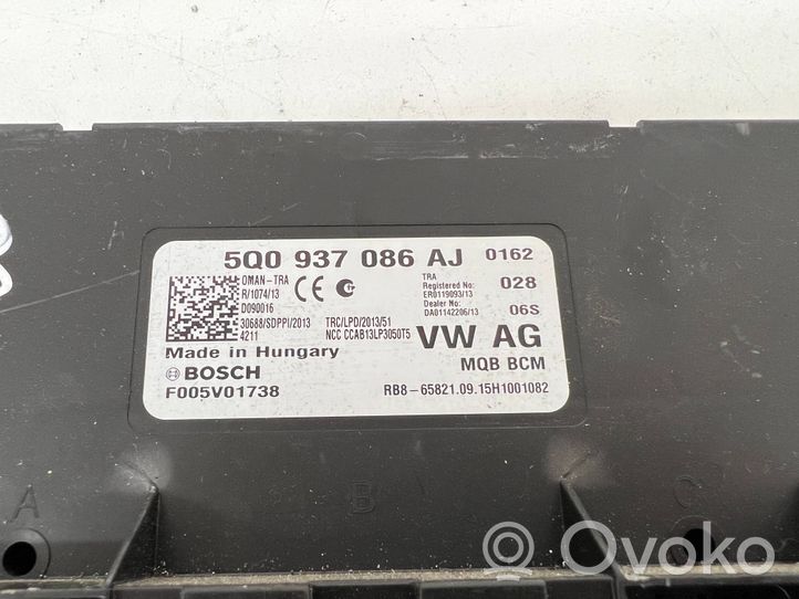 Volkswagen PASSAT B8 Comfort/convenience module 5Q0937086AJ