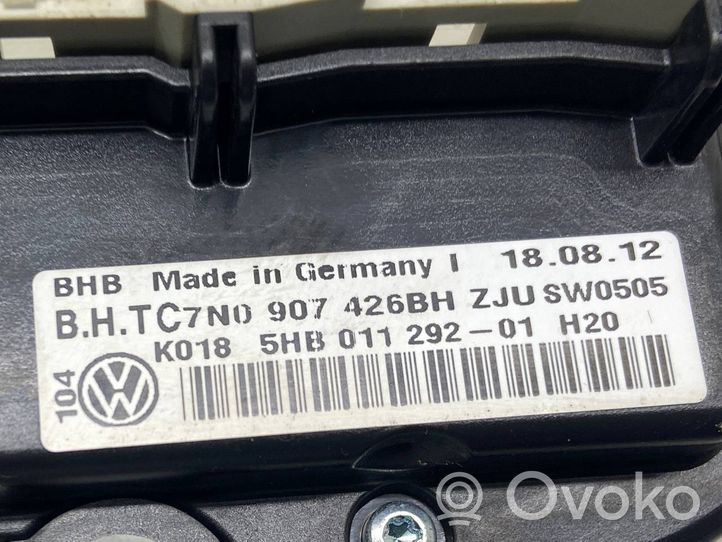 Volkswagen Golf VI Panel klimatyzacji 7N0907426BH