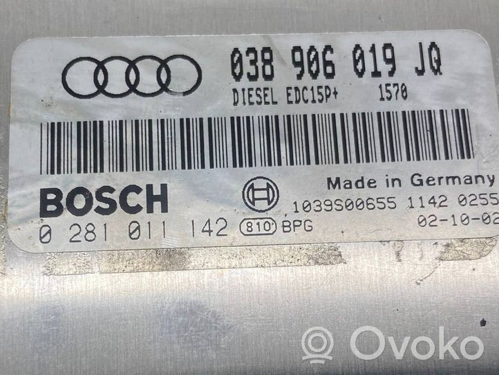 Audi A4 S4 B7 8E 8H Variklio valdymo blokas 038906019JQ