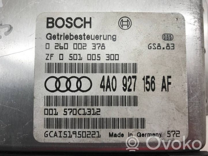 Audi A6 S6 C6 4F Gearbox control unit/module 4A0927156AF