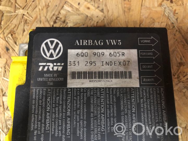 Volkswagen Sharan Oro pagalvių valdymo blokas 6Q0909605R