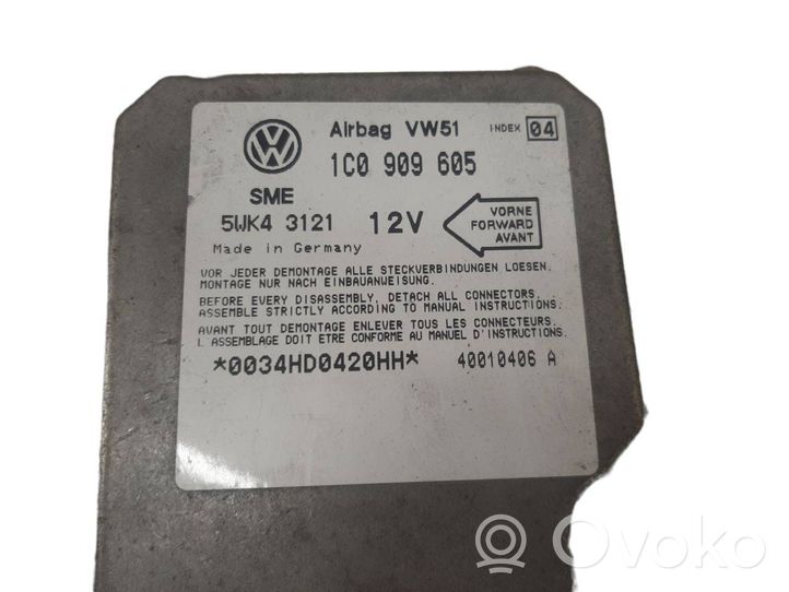 Volkswagen Sharan Sterownik / Moduł Airbag 1C0909605