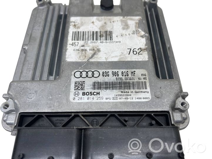 Audi A6 S6 C6 4F Calculateur moteur ECU 03G906016MF