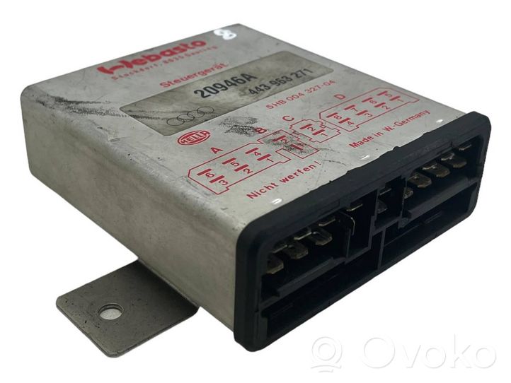 Audi A6 S6 C4 4A Auxiliary heating control unit/module 5HB00432704