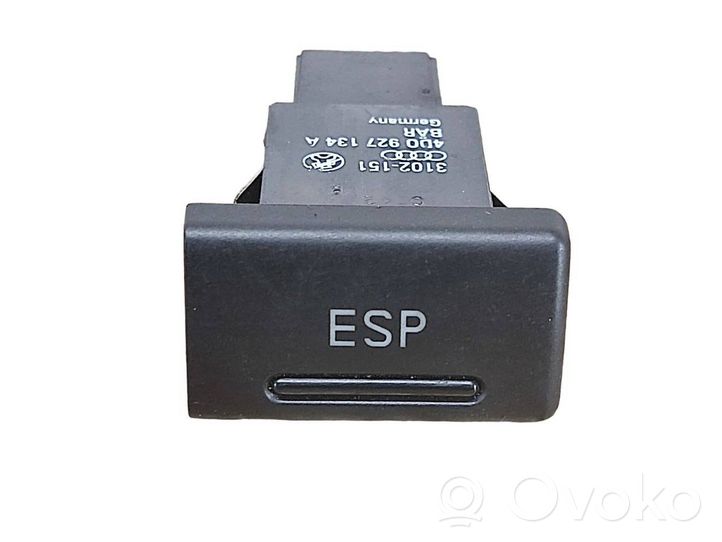 Audi A8 S8 D3 4E Bouton interrupteur programme de stabilité ESP 4D0927134A