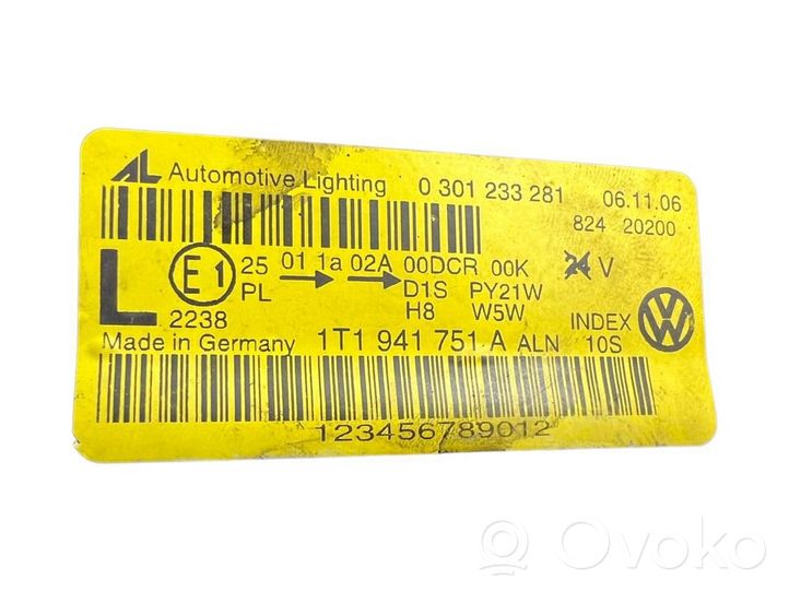 Volkswagen Touran I Phare frontale 1T1941751A