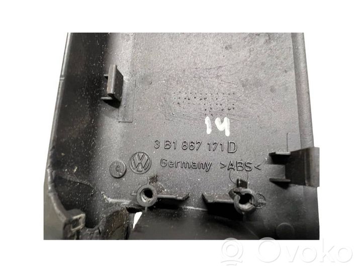 Volkswagen PASSAT B5.5 Rivestimento pulsantiera finestrino della portiera anteriore 3B1867171D