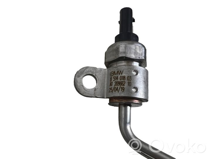 BMW 3 F30 F35 F31 Sensore di pressione dei gas di scarico 8514018