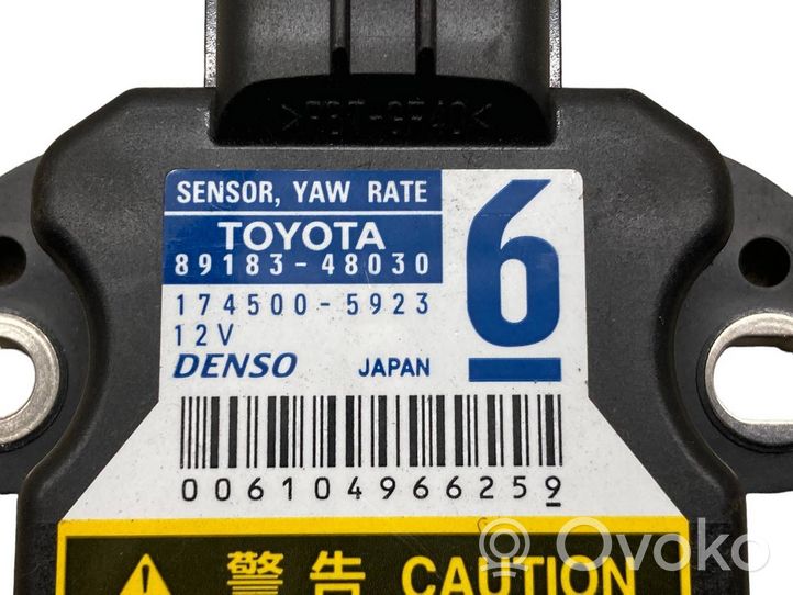 Toyota Prius (XW30) ESP Drehratensensor Querbeschleunigungssensor 8918348030