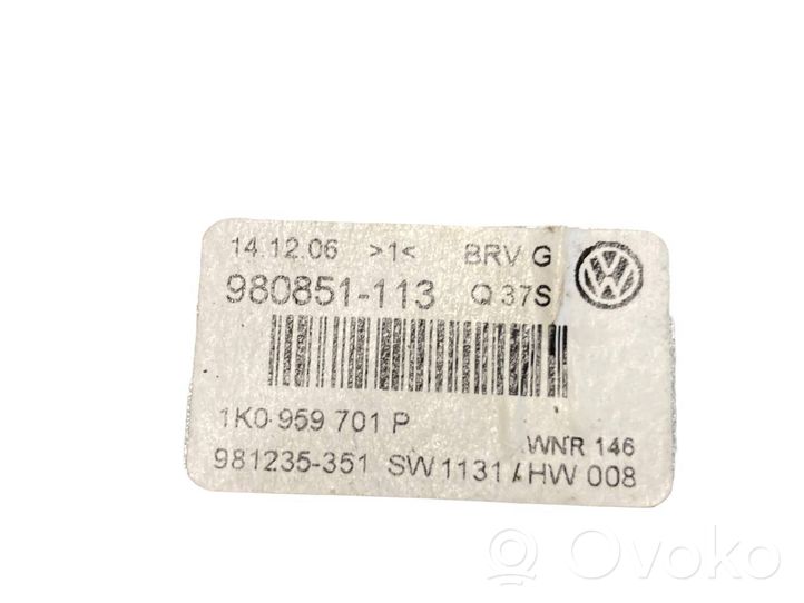 Volkswagen PASSAT B6 Priekinis varikliukas langų pakėlėjo 1K0959701P