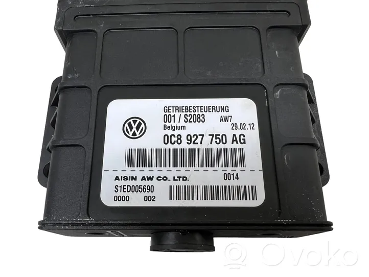 Volkswagen Touareg II Module de contrôle de boîte de vitesses ECU 0C8927750AG