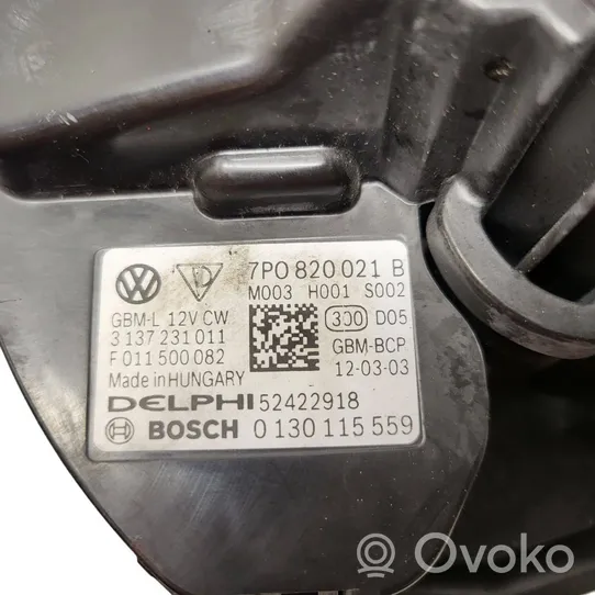 Volkswagen Touareg II Pečiuko ventiliatorius/ putikas 7P0820021B