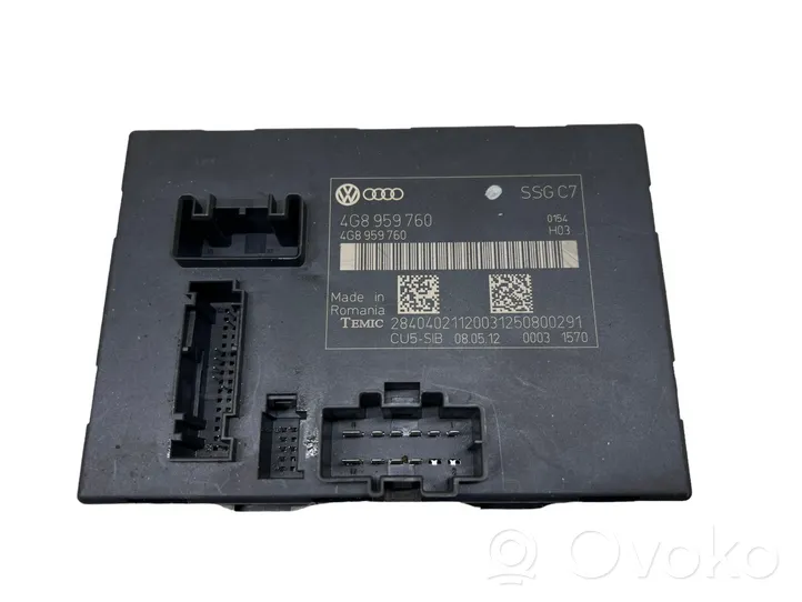 Audi A7 S7 4G Modulo di controllo sedile 4G8959760