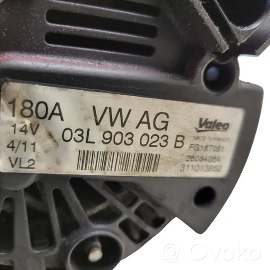 Volkswagen PASSAT CC Generatore/alternatore 03L903023B