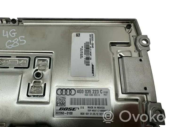 Audi A6 S6 C7 4G Amplificatore 4G0035223C