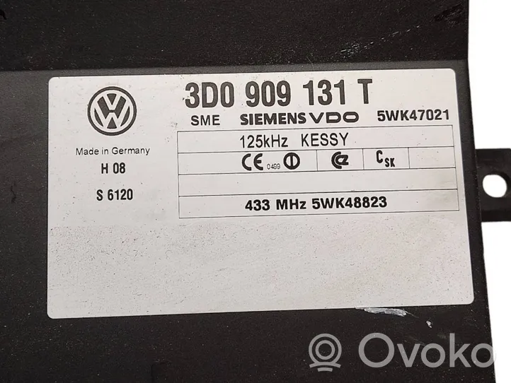 Volkswagen Touareg I Блок управления без ключа 3D0909131T