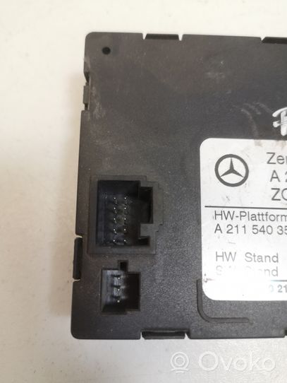 Mercedes-Benz E W211 Door central lock control unit/module A2114452500