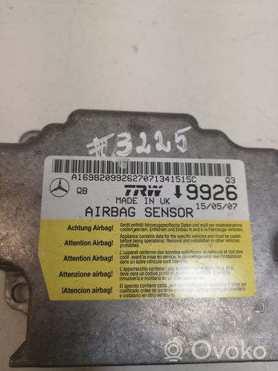 Mercedes-Benz A W169 Unidad de control/módulo del Airbag A1698209926