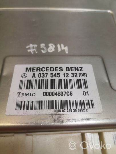 Mercedes-Benz CLS C219 Sterownik / Moduł zawieszenia pneumatycznego A0375451232