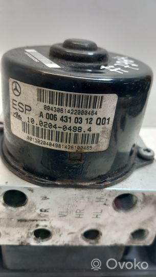 Mercedes-Benz SLK R171 Pompe ABS 0365454032