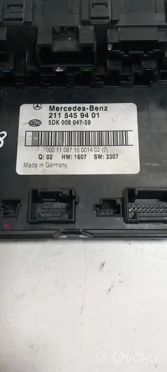 Mercedes-Benz E W211 SAM блок управления A2115459401