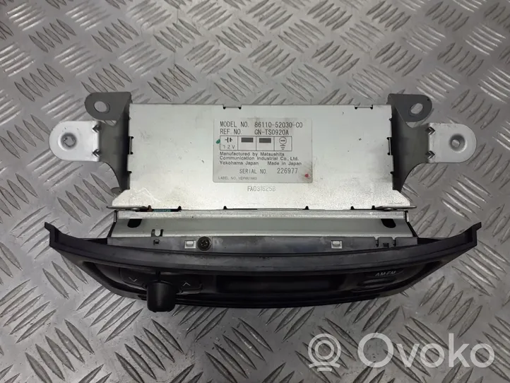 Toyota Yaris Verso Monitori/näyttö/pieni näyttö 86110-52030