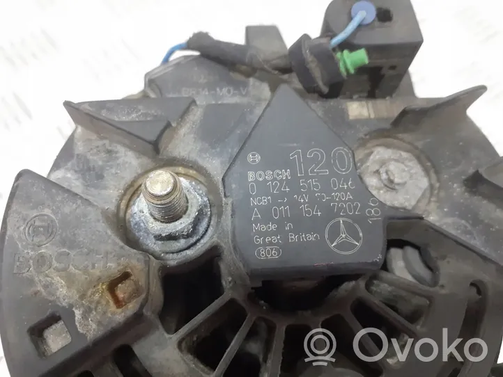 Mercedes-Benz C W203 Generatore/alternatore 0124515046