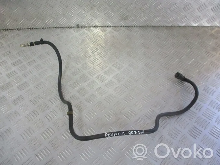 Peugeot 307 Tuyau d'alimentation conduite de carburant 