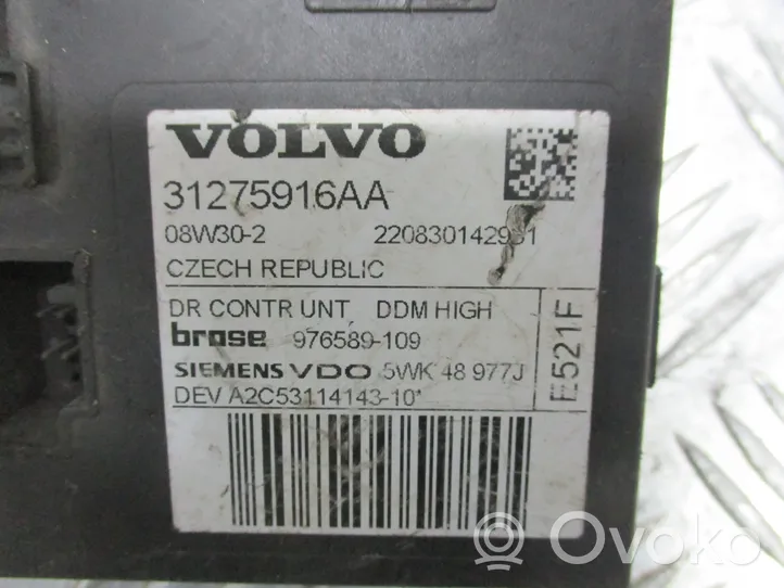 Volvo V50 Elektryczny podnośnik szyby drzwi przednich 