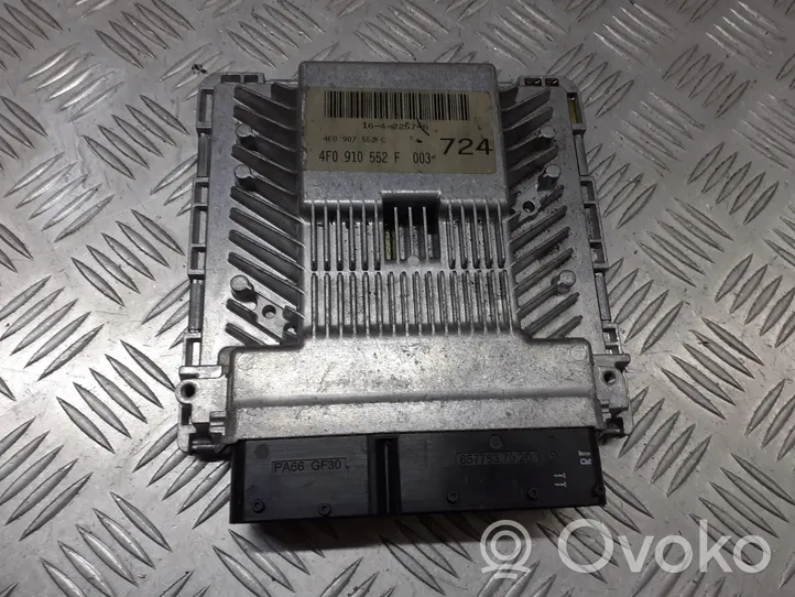 Audi A6 S6 C6 4F Centralina/modulo del motore 4F0907552C