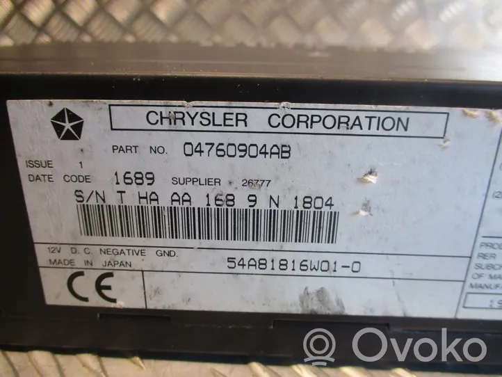 Chrysler Voyager Zmieniarka płyt CD/DVD 