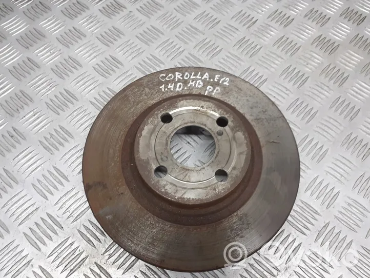 Toyota Corolla E120 E130 Disque de frein avant 26092563