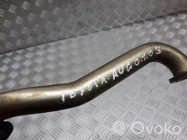 Toyota Aygo AB10 Przewód / Rura chłodnicy spalin EGR 