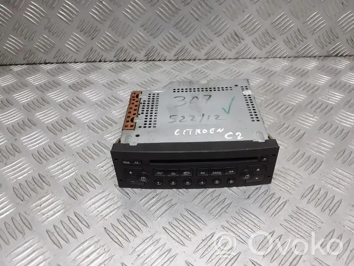 Citroen C2 Unità principale autoradio/CD/DVD/GPS 96489417XT