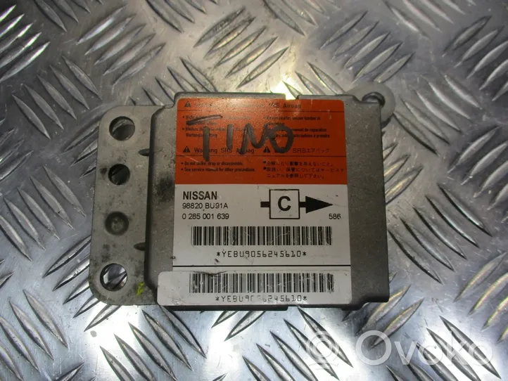 Nissan Almera Tino Oro pagalvių valdymo blokas 98820BU91A