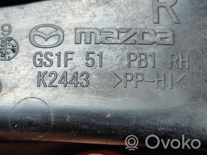 Mazda 6 Garniture de pare-brise GS1F51PB1