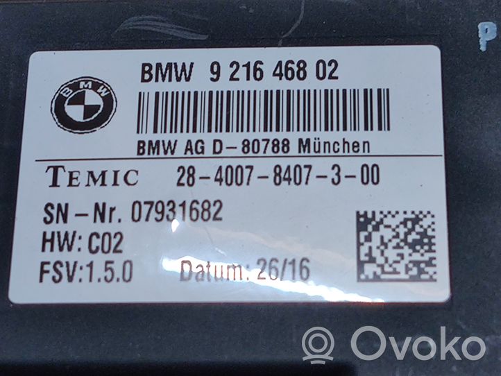 BMW 2 F45 Moduł / Przekaźnik podgrzewania foteli 9216468