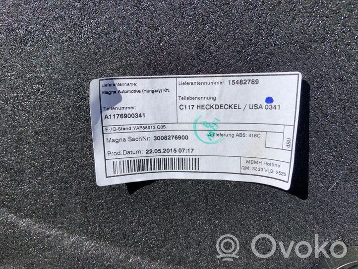 Mercedes-Benz CLA C117 X117 W117 Tapicerka bagażnika / Komplet A1176900341
