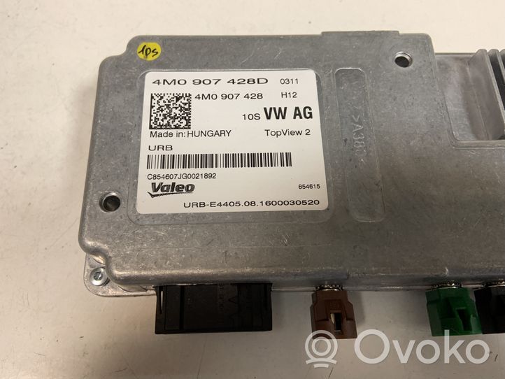 Audi Q7 4M Camera control unit module 4M0907428D