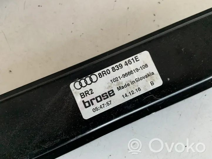 Audi Q5 SQ5 Takaikkunan nostomekanismi ilman moottoria 8R0839461E