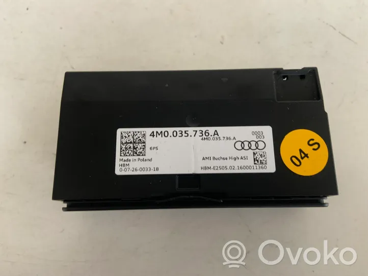 Audi Q7 4M Connecteur/prise USB 4M0035736A