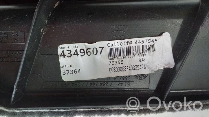 BMW X5 F15 Panneau, garniture de coffre latérale 7284344