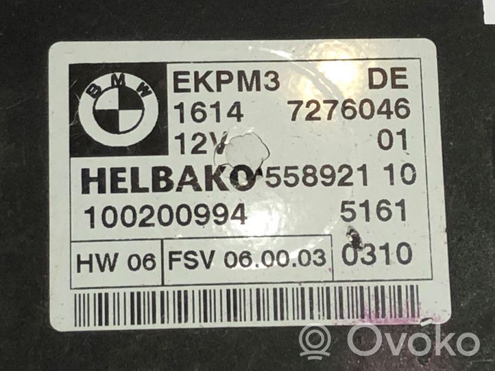BMW 3 E90 E91 Degalų (kuro) siurblio valdymo blokas 7276046
