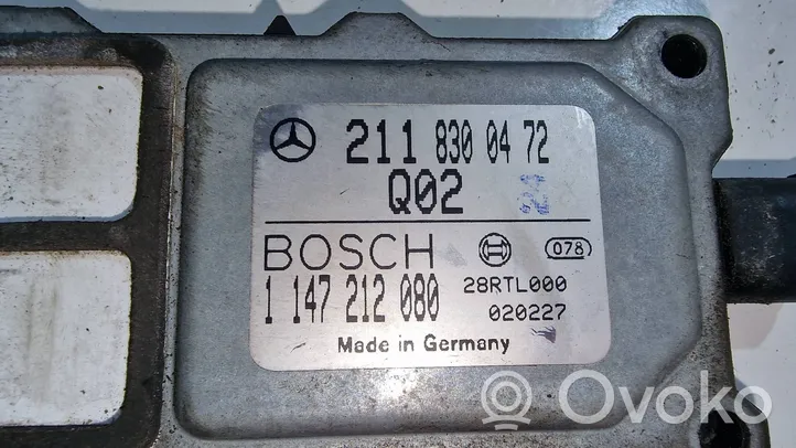 Mercedes-Benz E W211 Jäähdytyspuhaltimen rele 2118300472