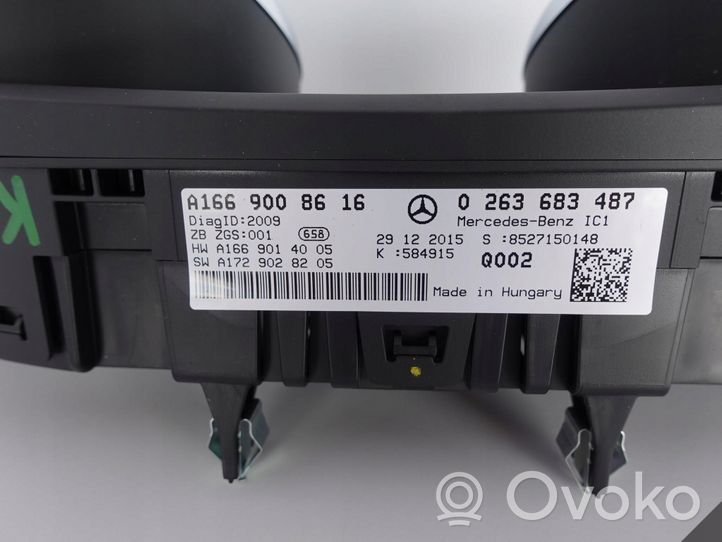 Mercedes-Benz GLE (W166 - C292) Nopeusmittari (mittaristo) A1669008616