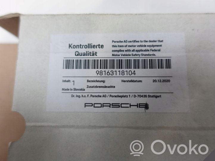 Porsche Boxster 981 Kolmas/lisäjarruvalo 98163118103