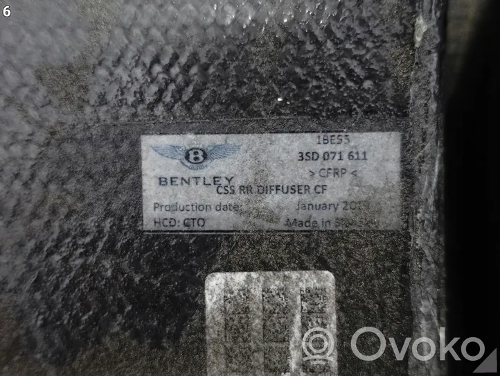 Bentley Continental Listwa dolna zderzaka tylnego 3SD071611