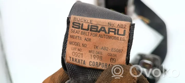 Subaru Legacy Cintura di sicurezza anteriore TKAB2ES087