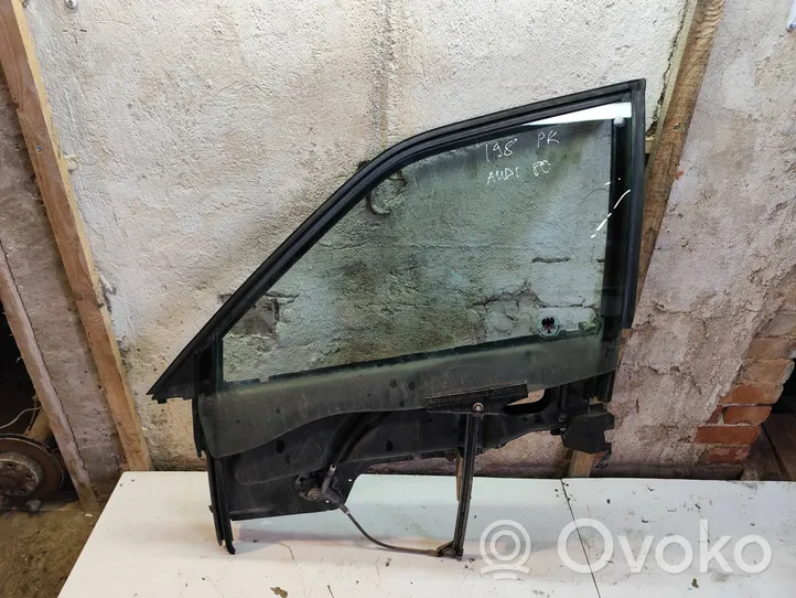 Audi 80 90 B3 Vitre de porte avant / joint 43R001193